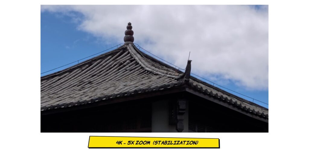 Action shot demonstrating the effectiveness of the video stabilization on the vivo X300 Ultra 5x zoom