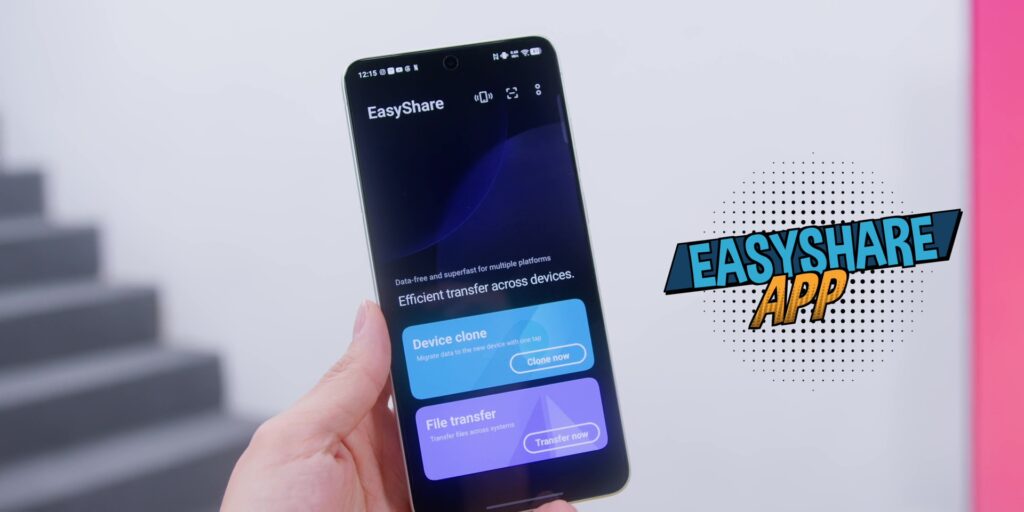 Screenshot of the EasyShare application running on the vivo X300 Ultra for file transfers.