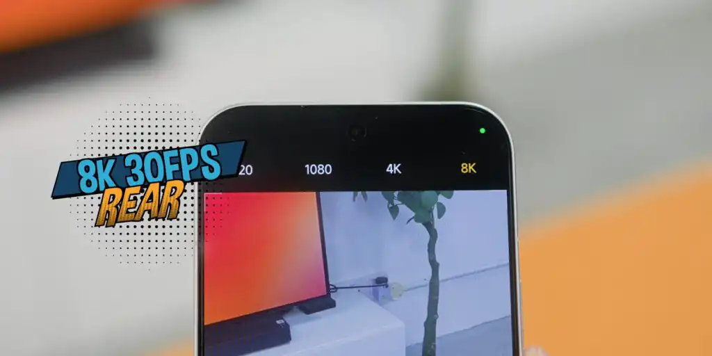First video sample frame demonstrating 4K recording quality on the POCO F8 Ultra.