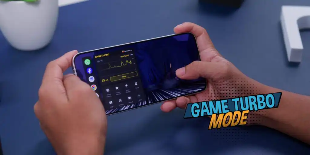 Screenshot of the Game Turbo mode interface and settings on the Poco X8 Pro Max.