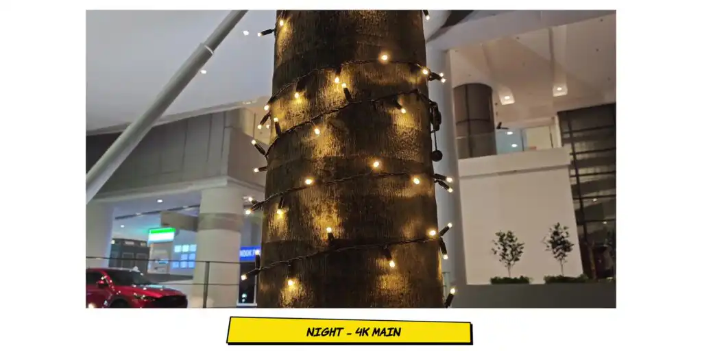 Standard video frame showing the clarity of the main camera recording in 4K.