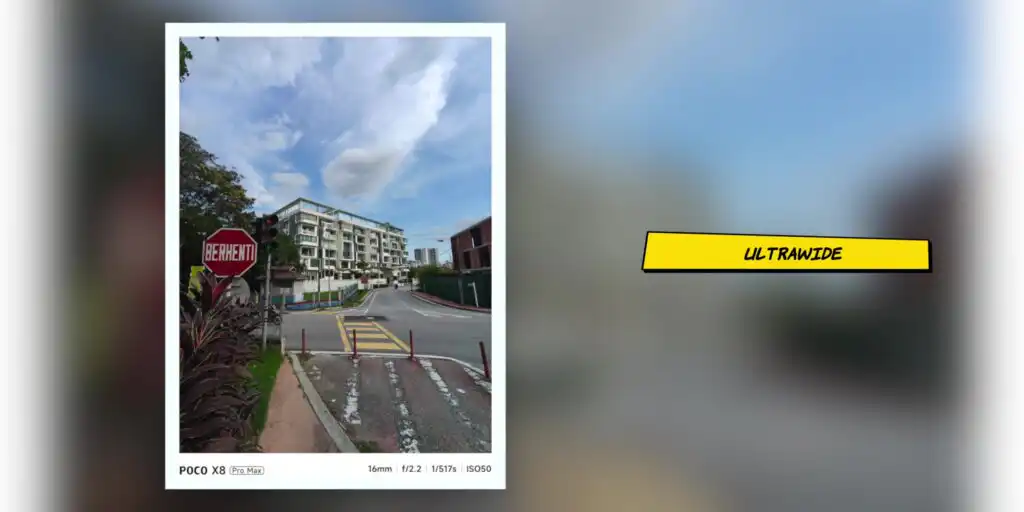 Daytime camera sample photo captured with the Poco X8 Pro Max rear camera.