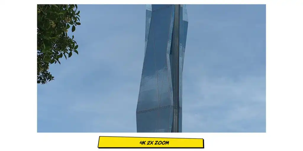 Video frame screenshot demonstrating the video recording quality of the Poco X8 Pro Max.