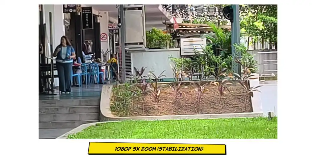 Video frame screenshot demonstrating the video recording quality of the Poco X8 Pro Max.