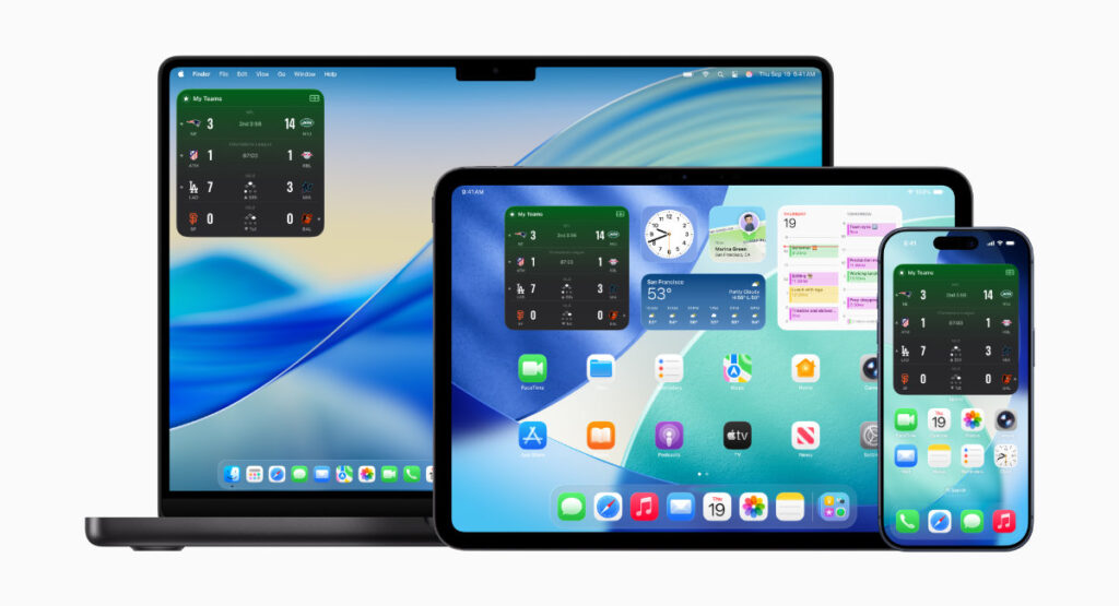 Apple Sports app | Multi-device Live Activities | Credit: Apple