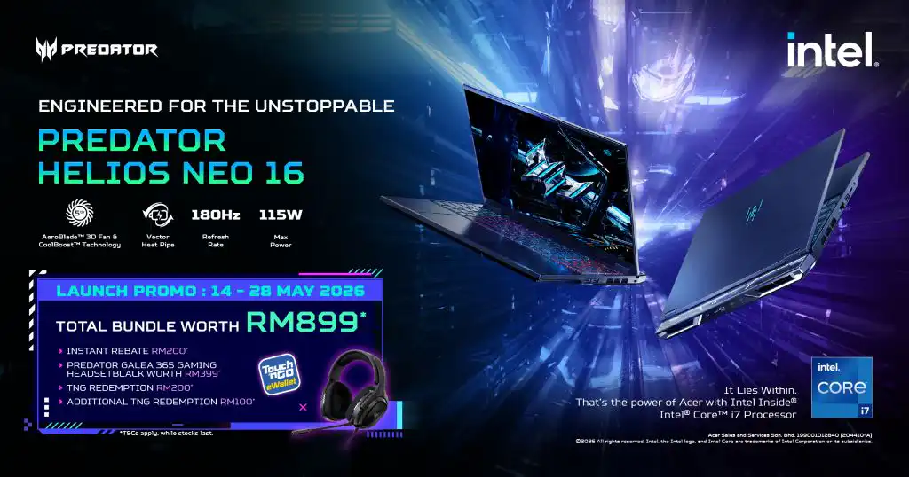 Predator Helios Neo 16 launch promo banner