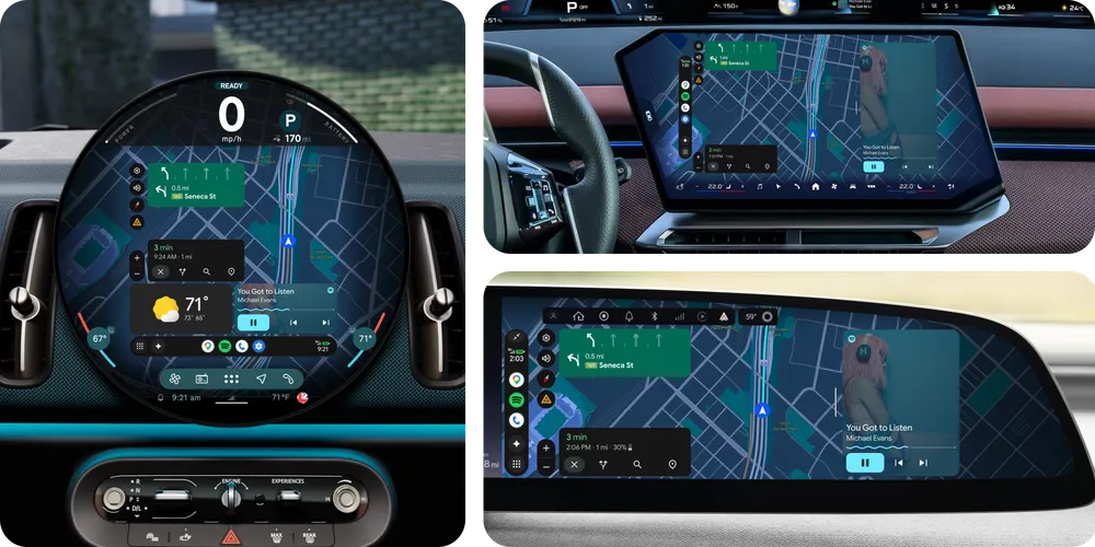 Android Auto 2026 new displays