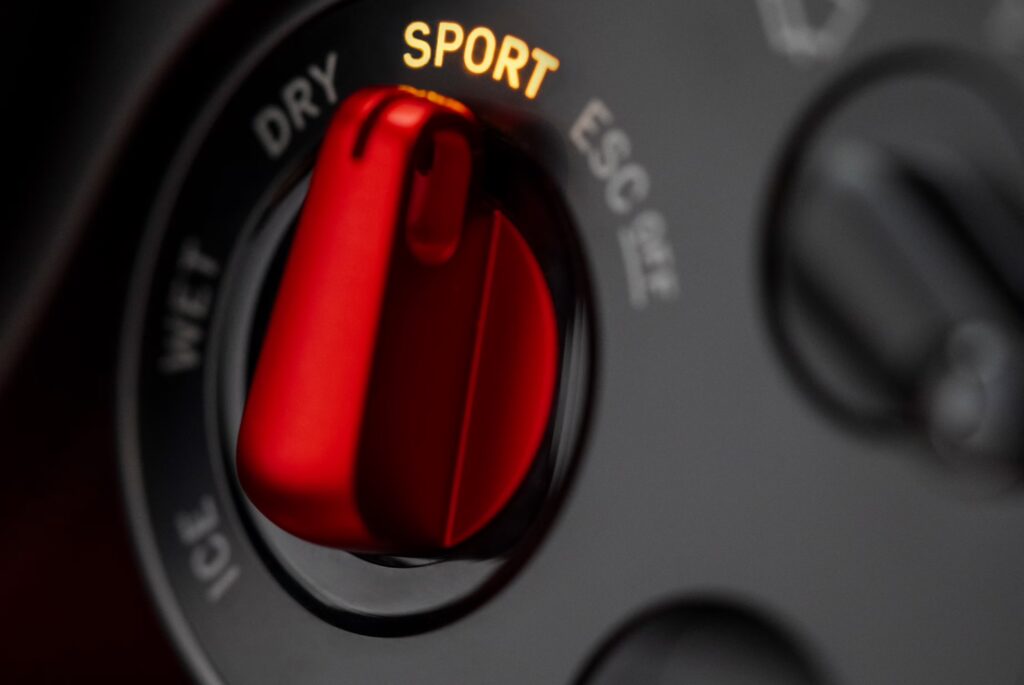 Ferrari Luce interior drive modes