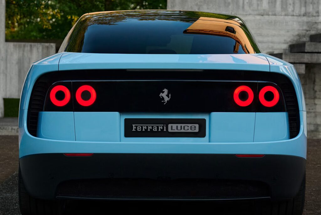 ferrari luce rear blue