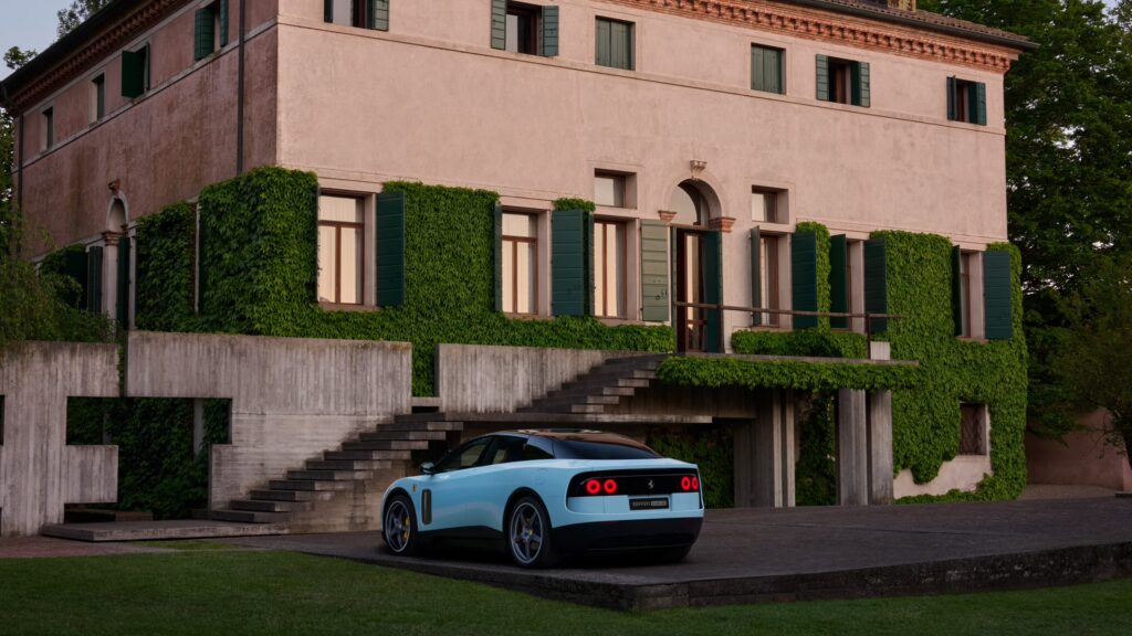 ferrari luce rear left bue