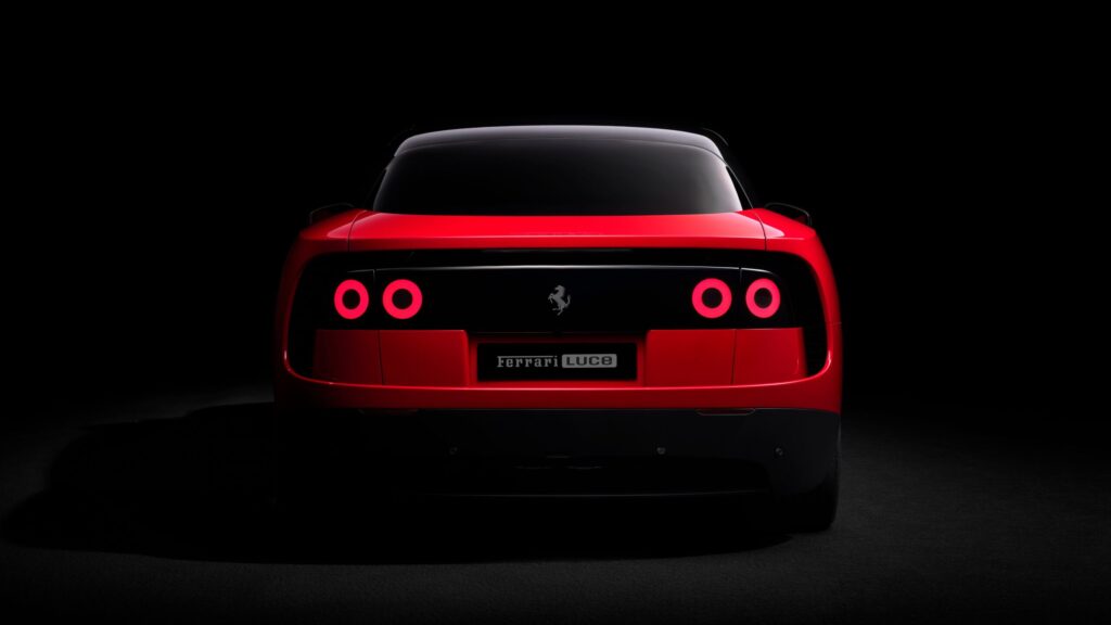 ferrari luce rear red