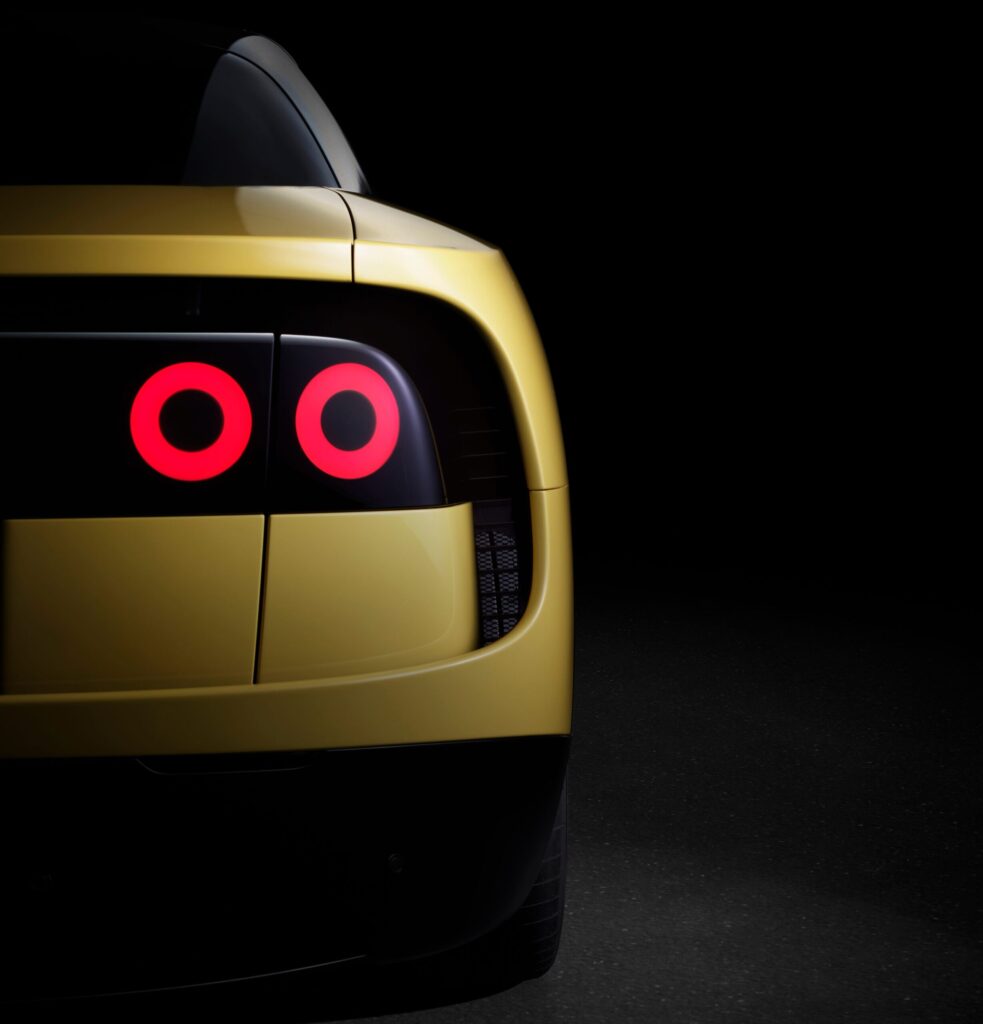 ferrari luce rear yellow