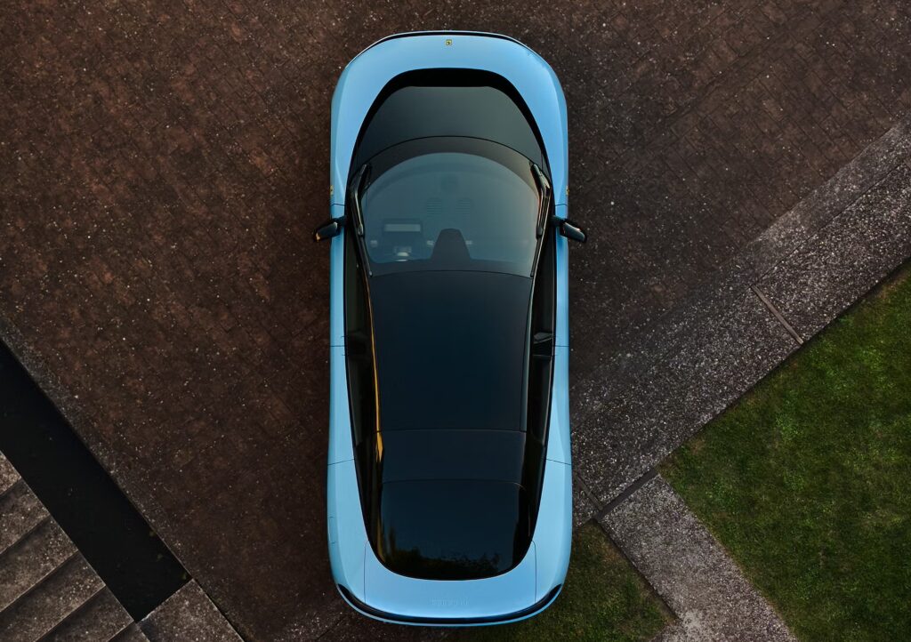 ferrari luce top blue