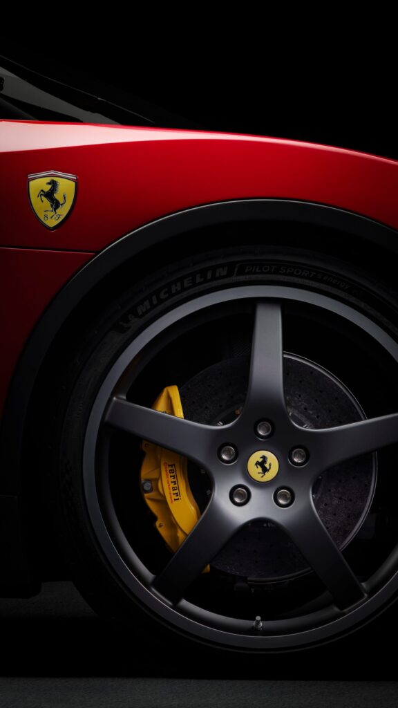 ferrari luce wheels red