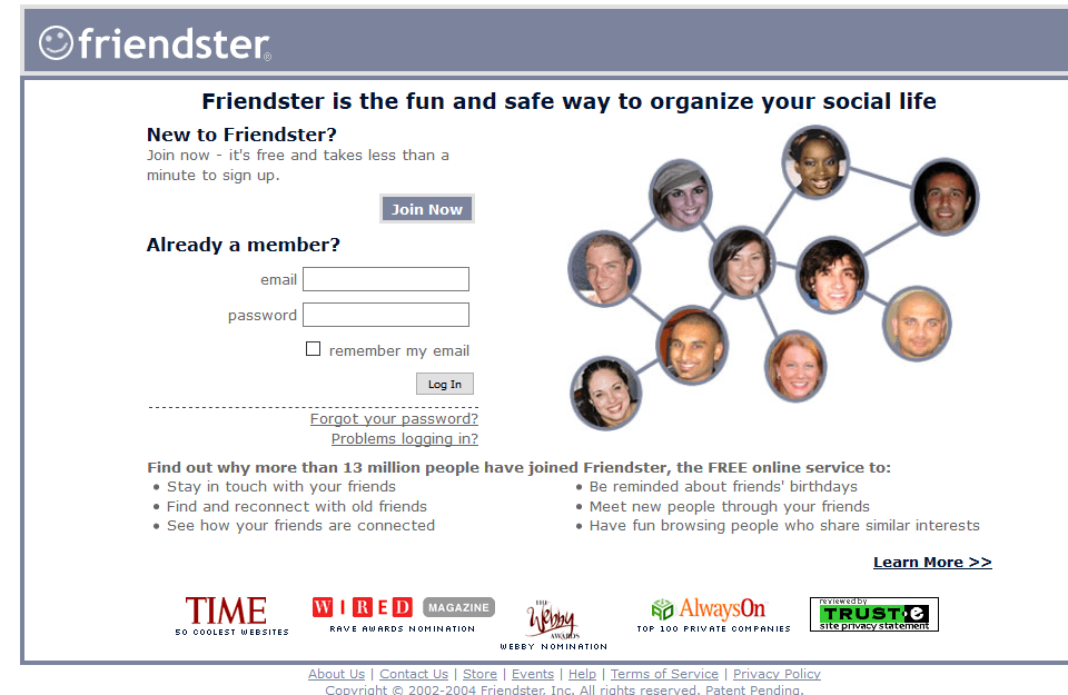 Friendster 2004