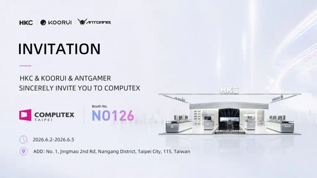 The 12K Panoramic Trap: Is HKC’s 83-Inch Curved Monitor a Productivity Dream or a Scaled Nightmare? 1 HKC Koorui Antgamer Computex Taipei 2026