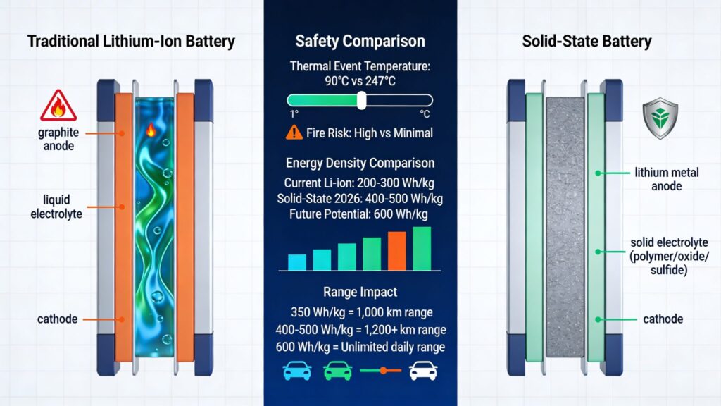 Lithium-ion vs Solid-State Battery
