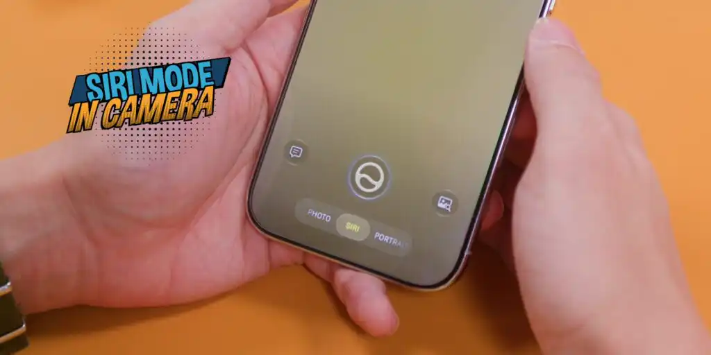 Siri mode in camera app