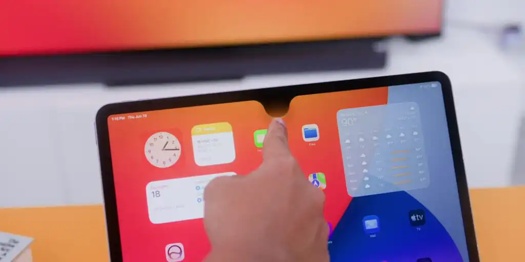 Siri AI bubble animation on iPad