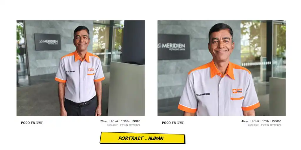 POCO F8 Ultra portrait mode camera sample