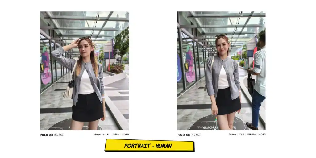 POCO X8 Pro Max portrait mode camera sample