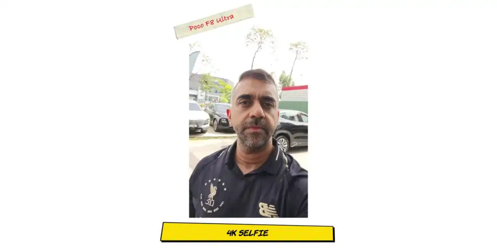 POCO F8 Ultra selfie camera sample