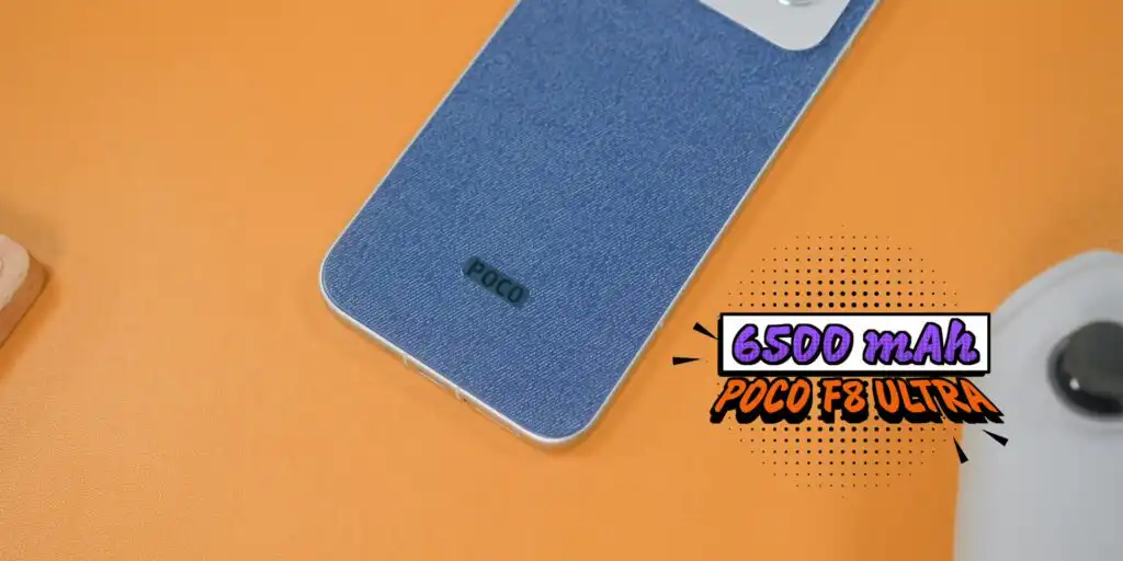 POCO X8 Pro Max 6500 mAh battery capacity