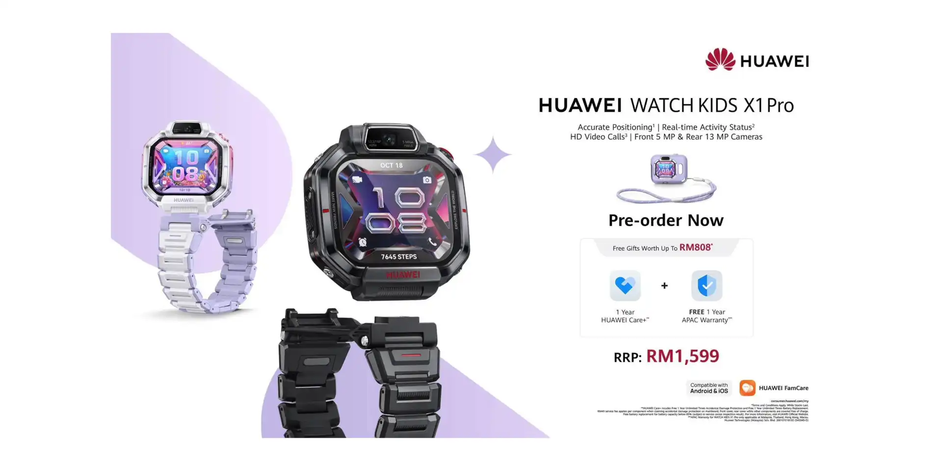 HUAWEI WATCH KIDS X1 series promotion