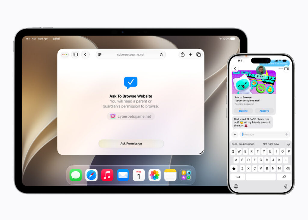 Guarding the Glass: Inside Apple’s Child Safety Updates 2 Apple Child Account Ask to Browse