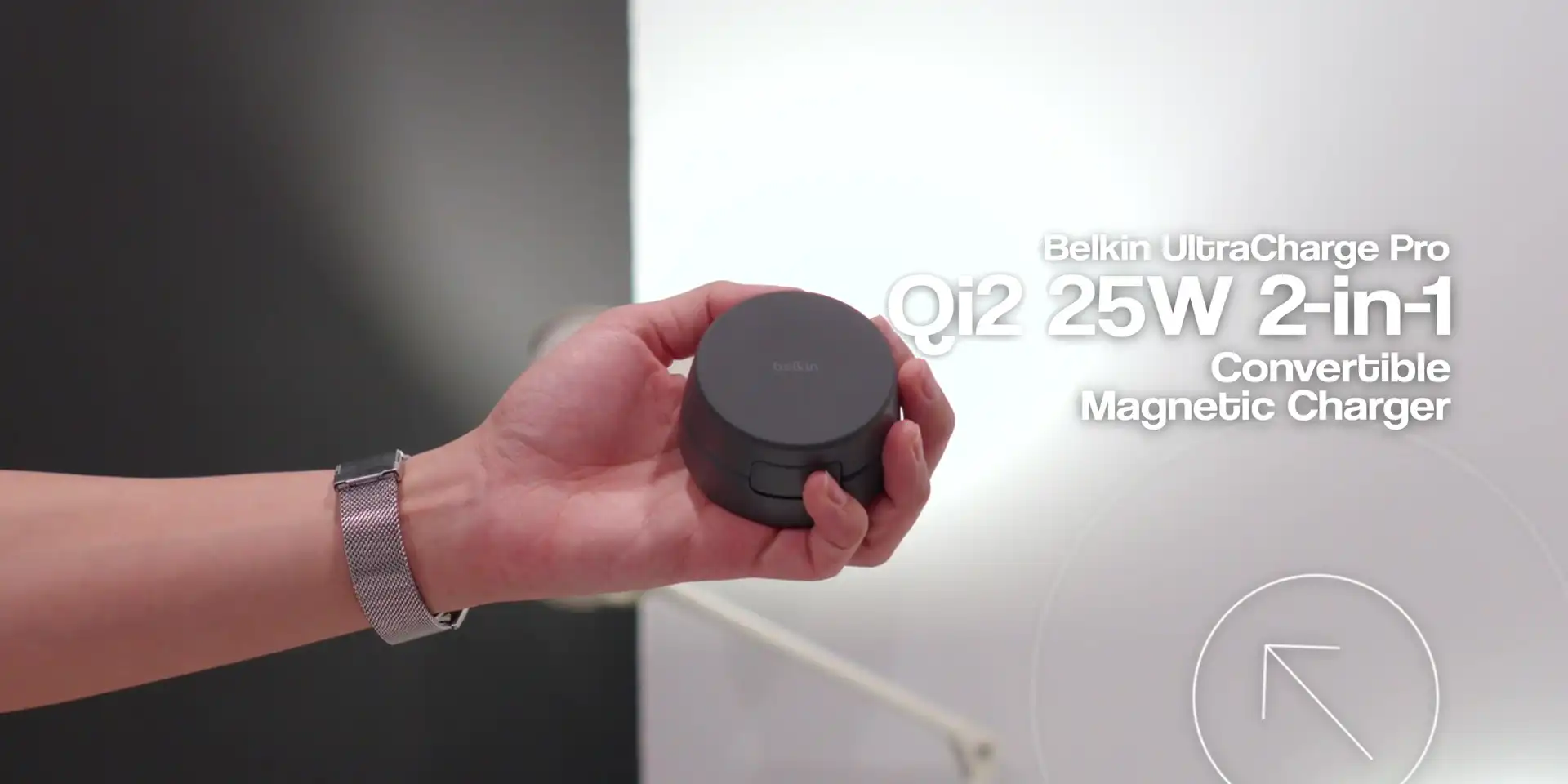 Belkin UltraCharge Pro Qi2 25W Convertible Magnetic Charger