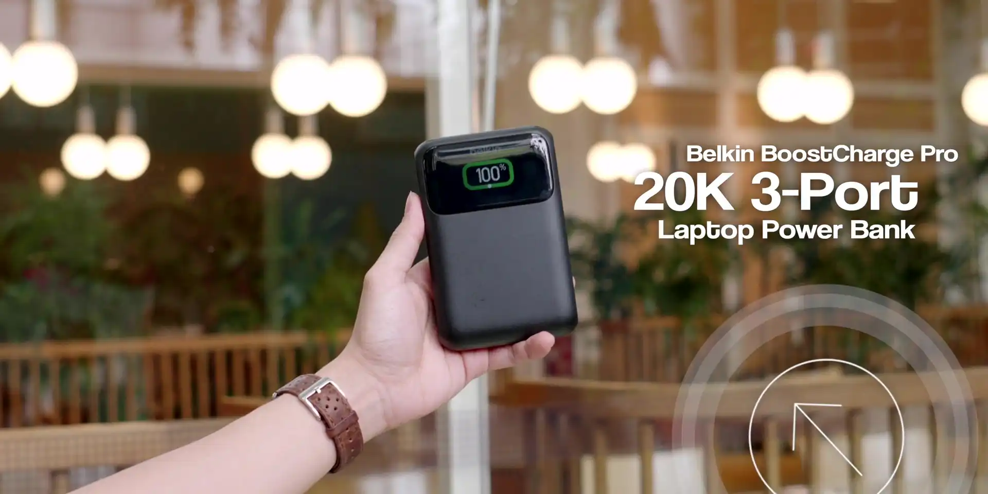 Belkin BoostCharge Pro 20K 3-Port Laptop Power Bank