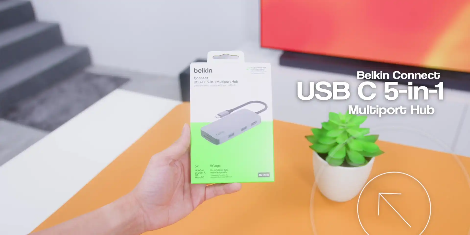 Belkin Connect USB-C 5-in-1 Multiport Hub