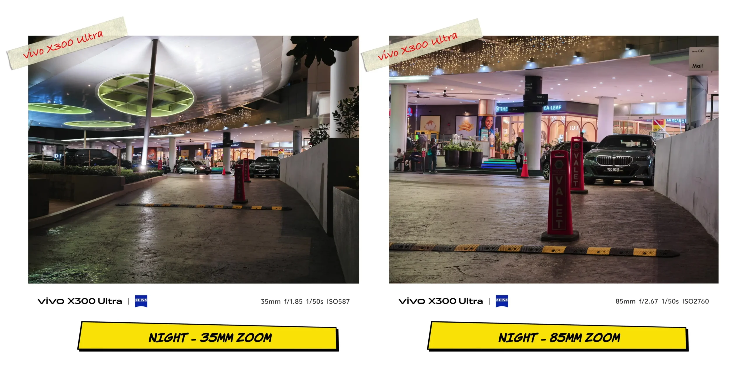 vivo X300 Ultra vs OPPO Find X9 Ultra: Camera Comparison 40 Night telephoto shot captured specifically on the Vivo X300 Ultra showing neon sign highlight control.