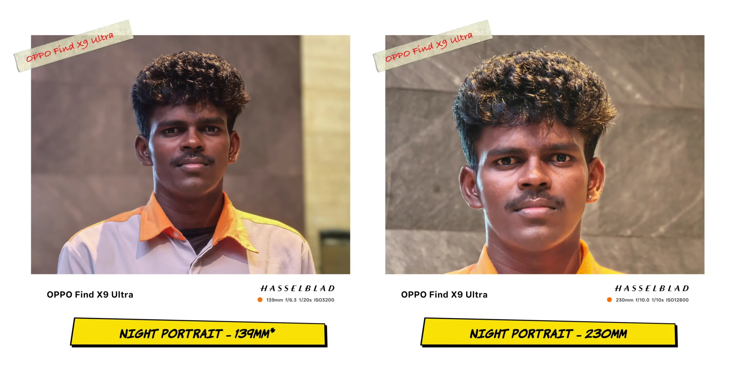 vivo X300 Ultra vs OPPO Find X9 Ultra: Camera Comparison 53 Night portrait mode sample 3 testing color accuracy under complex, multi-colored artificial lighting.