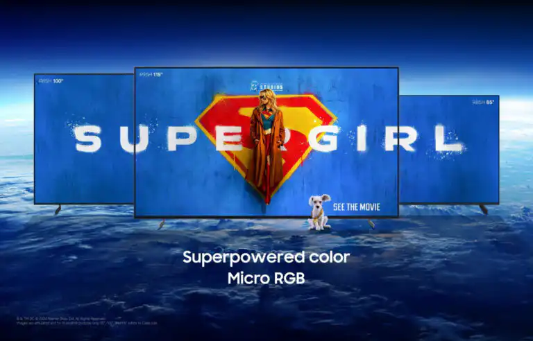 Samsung partners Warner Bros and DC Studios to bring Supergirl to Samsung TVs hero