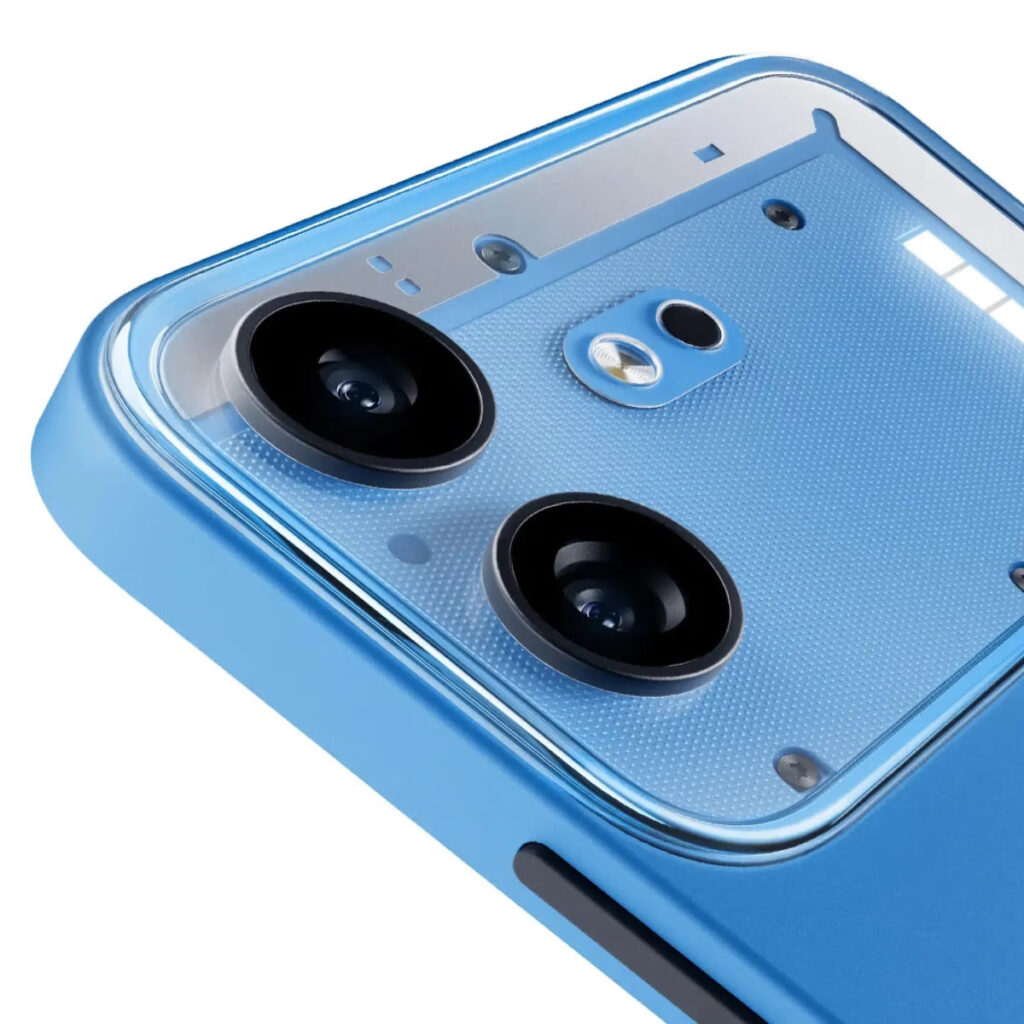 Nothing Phone (4b) Blue camera