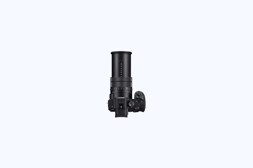 Sony RX10 V top view zoom